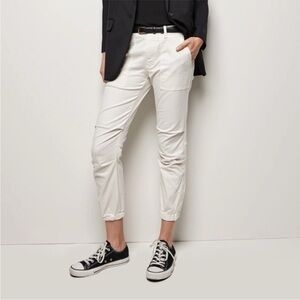 Like New Nili Lotan chalk cropped military pants